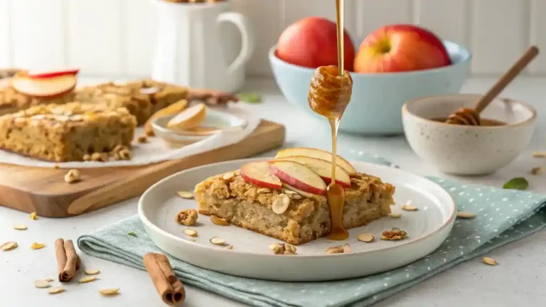 Delicious Apple Cinnamon Oatmeal Bar