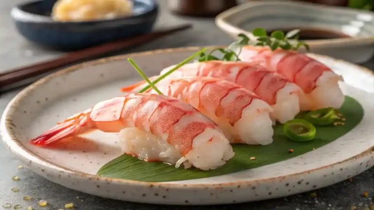 Deliciously cooked langostino tails.