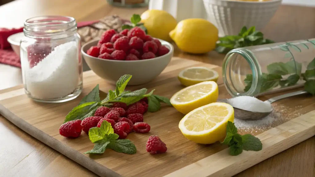 Pro tips for making raspberry lemonade with fresh ingredients.