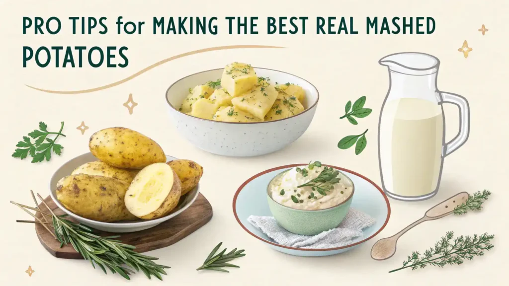 Pro tips for making the best real mashed potatoes.