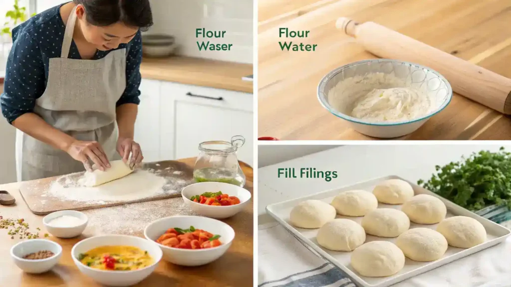 How to make bolio roll with ingredients and preparation steps.
