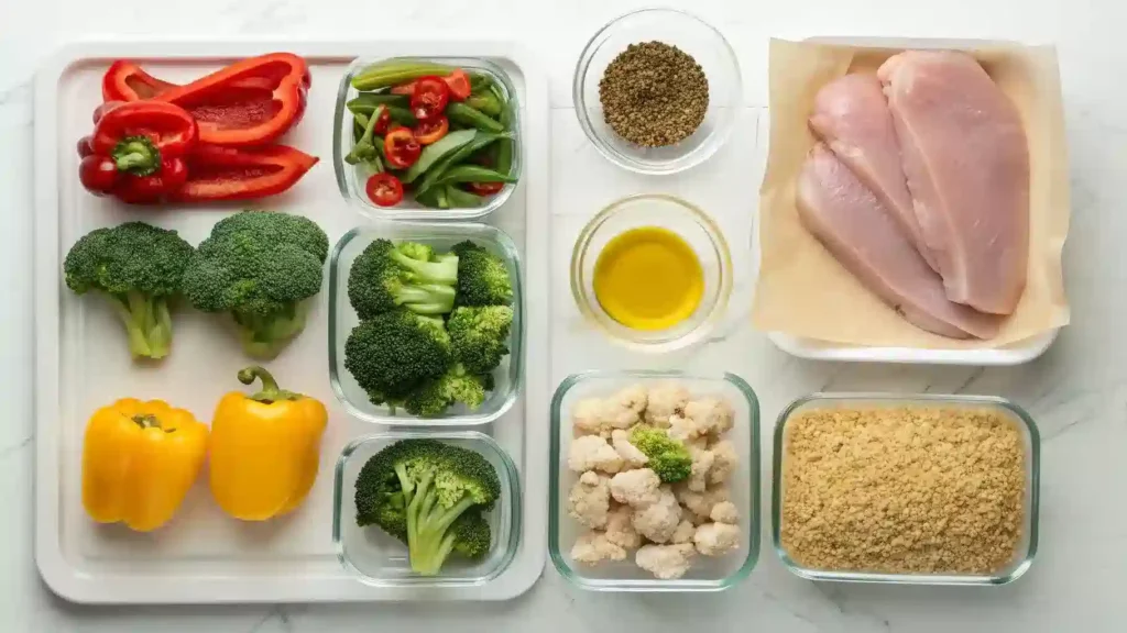 Ingredients for healthy dinner ideas for truck drivers