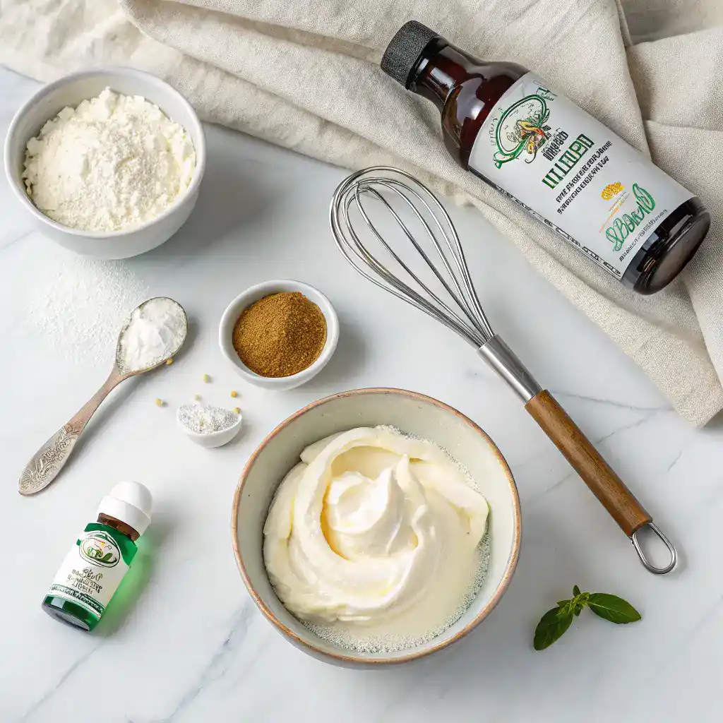 Ingredients for Keto Whipped Cream