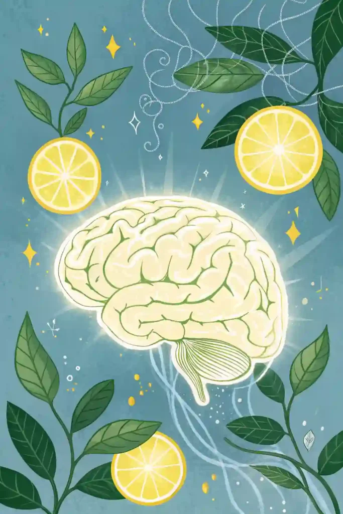 Green tea and lemon boosting brain clarity